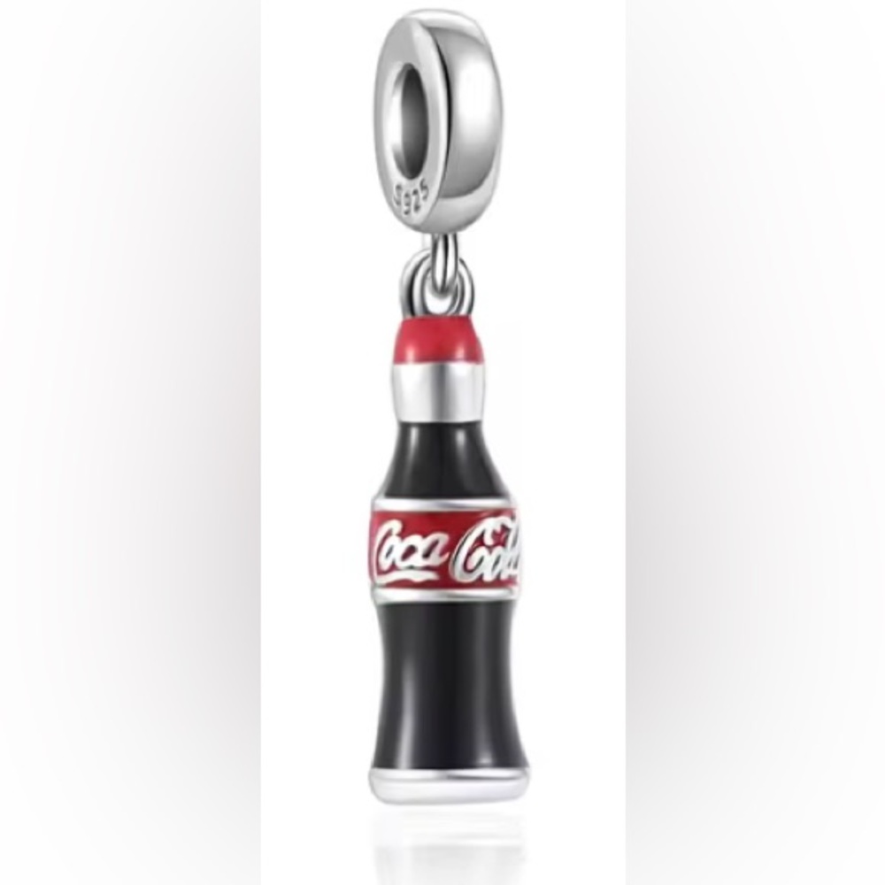 NWOT Coca Cola RARE Silver Pandora FIT charm